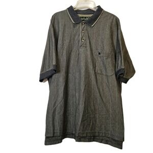 Vintage Knights of the Round Table Men's 3X‎ Gray Pocket Polo Size